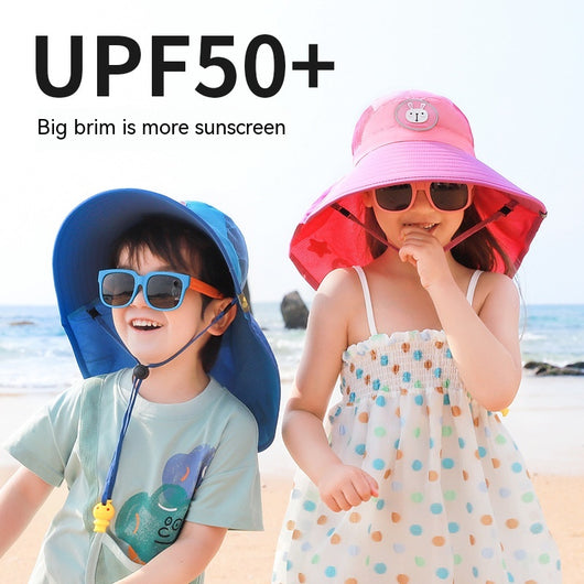 Sombrero de Ala Ancha para Niños - Protección Solar Verano - Image 7