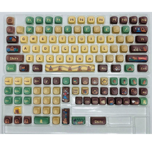 Set de 130 Teclas Mecánicas PBT Capabala MOA - Altura de Perfil Ergonómico - Image 6