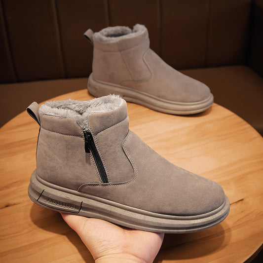 Zapatos Casuales de Cuero para Hombre - Diseño Liso y Versátil - Image 2