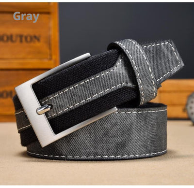 Cinturón de Lona Versátil para Hombre - Diseño Clásico Multiusos - Image 15