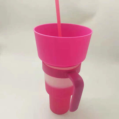 Vaso con Popote y Asa para Snacks - Gadget de Cocina Multifuncional - Image 12