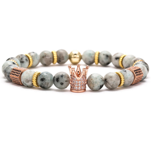 Pulsera Hexagonal para Hombre con Circonitas Incrustadas y Diseño de Corona - Image 27