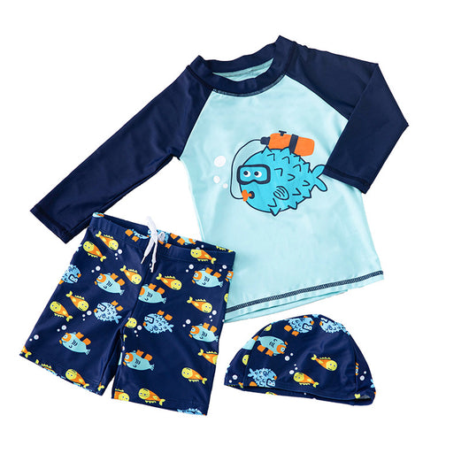 Traje de Baño Infantil Estampado para Niños Pequeños, Medianos y Grandes - Image 4