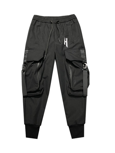 Pantalones Cargo Hip Hop con Bolsillos Funcionales - Image 5