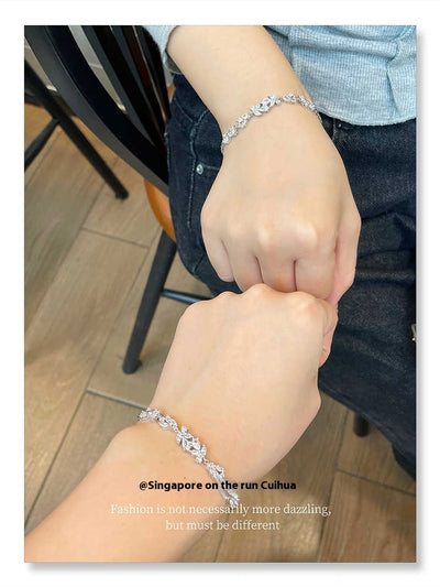 Pulsera de Lujo con Diseño de Flor Glicina del Bosque - Image 10