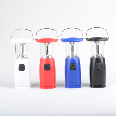 Linterna Solar Recargable con Manivela Manual