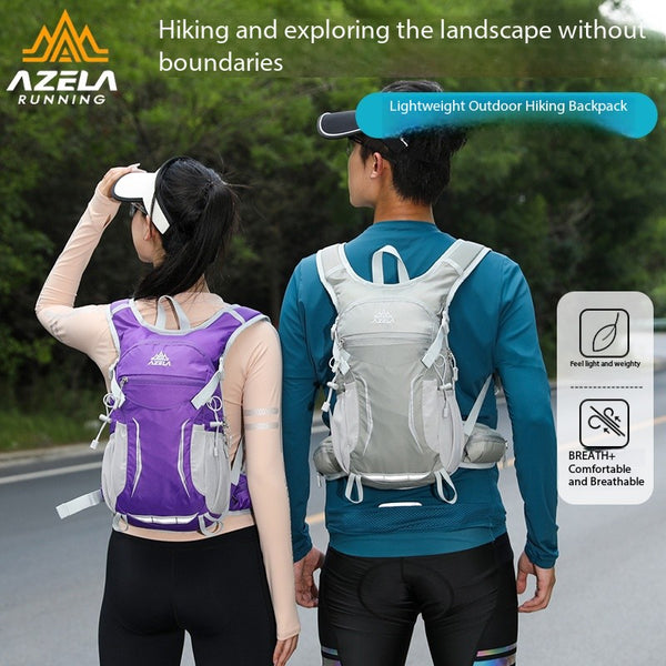 Mochila de Hidratación AZELA Ligera con Malla Transpirable para Trail Running, Senderismo y Ciclismo