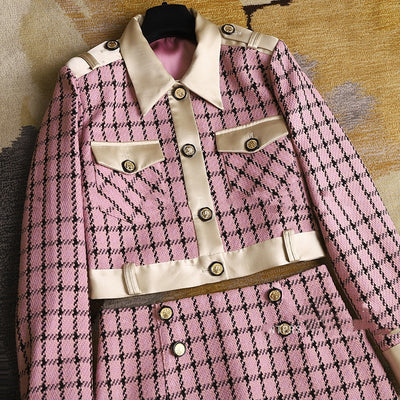 Falda Plisada Cuadrille Slim Fit - Traje Ejecutivo Femenino - Image 16