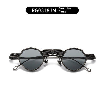 Gafas de Sol Redondas Retro Doble Capa - Diseño Único y Divertido - Image 9