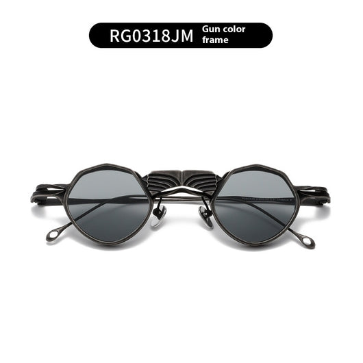 Gafas de Sol Redondas Retro Doble Capa - Diseño Único y Divertido - Image 9
