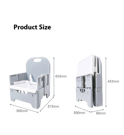 Silla de Comer Portátil Plegable para Niños - Grado Alimentario - Image 20