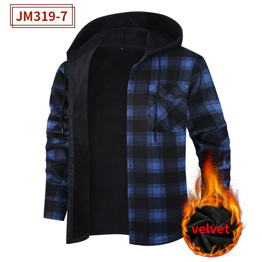 Sudadera Térmica con Capucha y Forro Polar Grueso para Hombre - Image 11