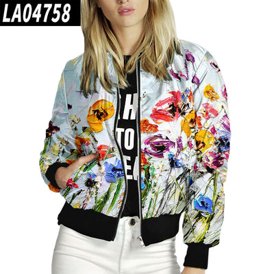 Uniforme de Béisbol para Mujer con Cuello Alzado y Estampado Floral - Image 4