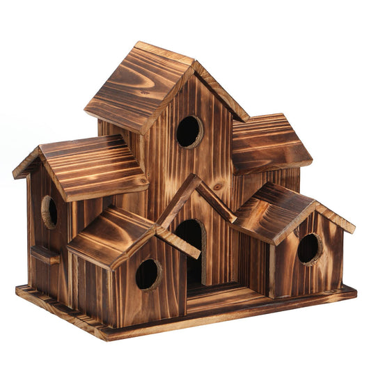 Nido de Pájaro de Madera - Adorno Decorativo Rústico para Exteriores - Image 14