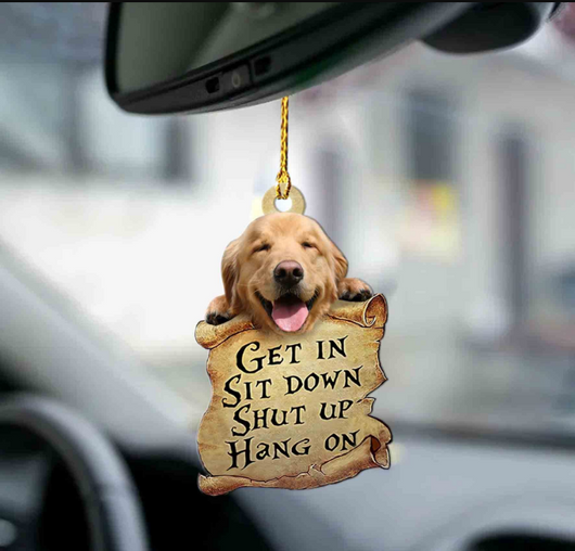Adorno Colgante Perro Ángel Durmiendo - Decoración Acrílica para Auto, Hogar y Puertas - Image 2
