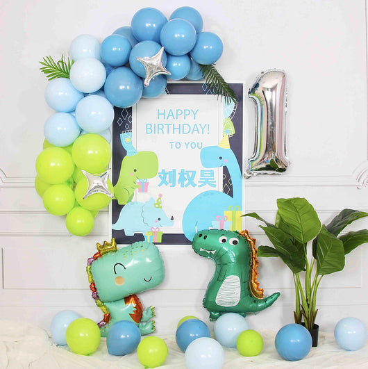 Fondo Decorativo Dinosaurios con Globos para Cumpleaños Infantil - Image 6