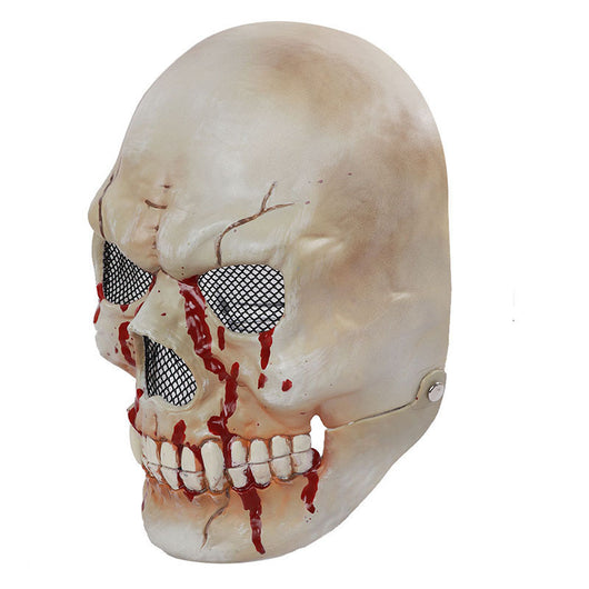 Máscara Cráneo Halloween con Mandíbula Móvil Realista - Image 4