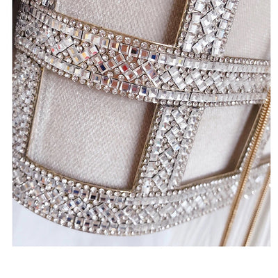 Bolsa de Mano Metálica Jaula - Diseño Verano Fashion - Image 11