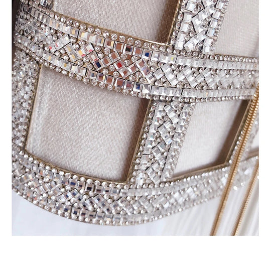 Bolsa de Mano Metálica Jaula - Diseño Verano Fashion - Image 11