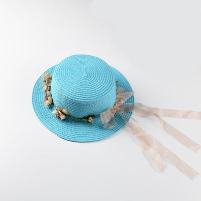 Sombrero de Ala Corta Estilo Corona Plana para Primavera y Verano - Image 10