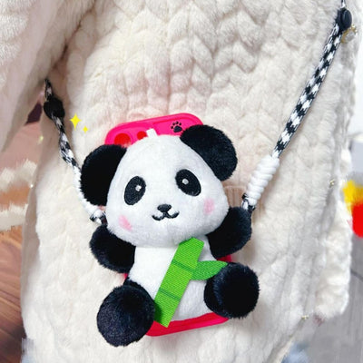 Correa de Teléfono Peluche con Soporte - Lanyard Móvil Versátil - Image 2