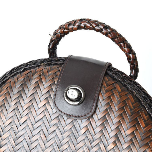Mochila de Viaje Retro en Cuero Genuino - Gran Capacidad - Image 8