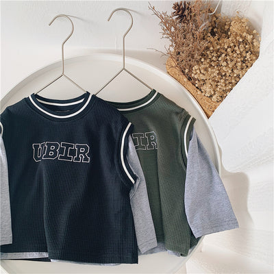 Conjunto Deportivo Niño con Mangas Combinadas Cuello Redondo - Image 4