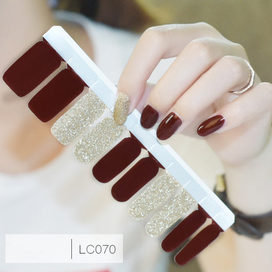 Calcomanías de Uñas Degradado Color Puro - Seguras para Embarazadas y Niños - Image 3