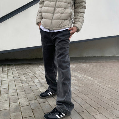 Pantalones de Algodón Rectos con Bolsillos Bordados para Hombre - Image 11