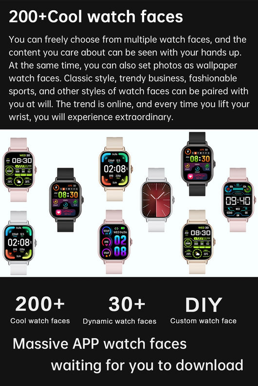 Reloj Inteligente con Pantalla HD Grande y Llamadas Bluetooth - Image 23