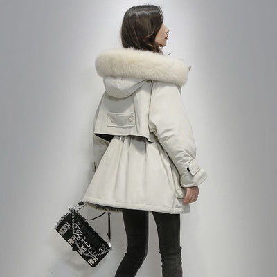 Abrigo de Algodón Suelto Mujer Largo Invierno - Image 2