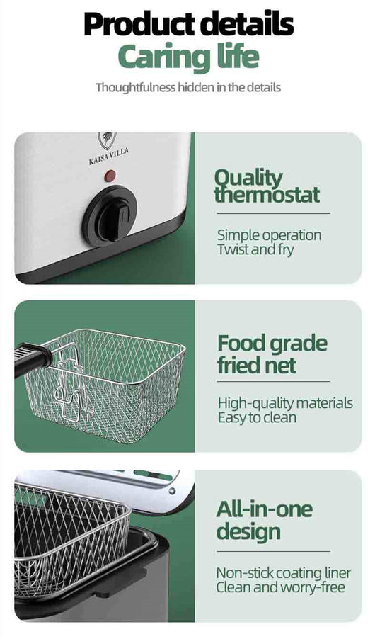 Freidora de Aire Eléctrica Multifuncional con Pantalla Visual y Brochetas - Image 12