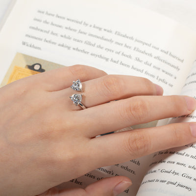 Anillo Doble Cabeza en Plata 925 Esterlina