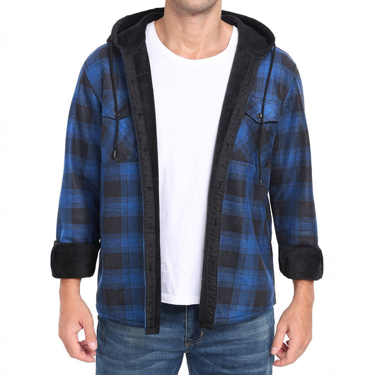 Sudadera Térmica con Capucha y Forro Polar Grueso para Hombre - Image 4