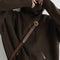 Suéter Cuello Alto Casual Holgado con Textura Tejida