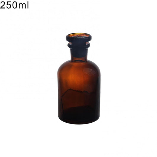 Botella de Vidrio Cuello Angosto Transparente Marrón para Laboratorio - Image 6