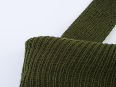 Top Tejido sin Espalda con Cuello Colgante - Colores Lisos Verano - Image 13