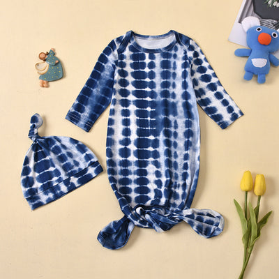 Saco de Dormir Tie-Dye de Algodón para Bebés Niños y Niñas - Image 3