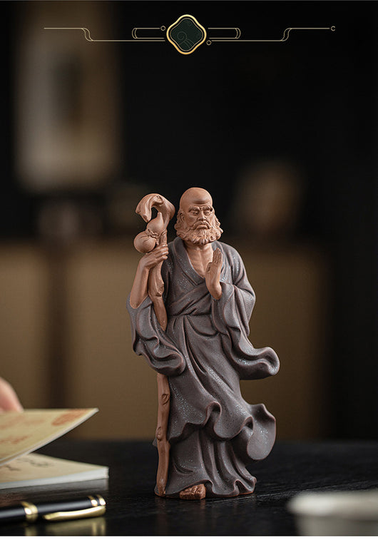 Ornamento Zen Ancestral: Bodhidharma Cruzando el Río - Image 27