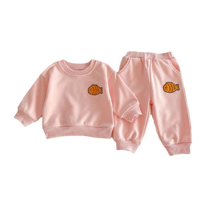 Conjunto de Pantalón y Suéter con Pez Bordado - Image 5