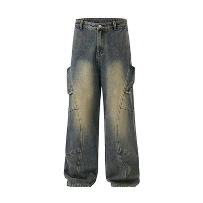 Jeans Rectos Holgados Estilo Retro para Hombre - Image 5