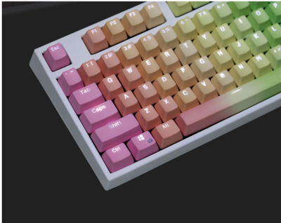 Keycaps PBT Translúcidos con Tinte Penetrante - Juego 104 Teclas - Image 9