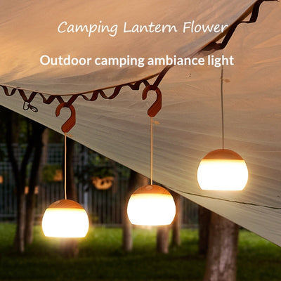 Lámpara LED Recargable para Camping - Iluminación Regulable de Larga Duración