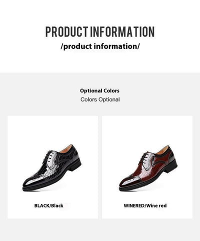 Zapatos Oxford Brogue de Cuero para Hombre - Punta Cuadrada Estilo Japonés - Image 22