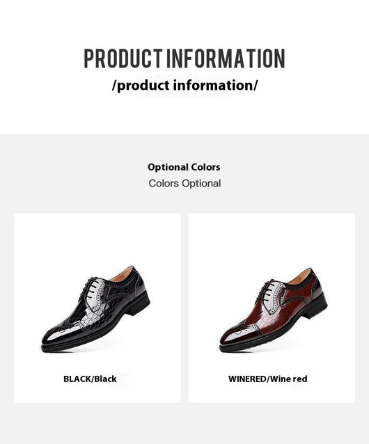 Zapatos Oxford Brogue de Cuero para Hombre - Punta Cuadrada Estilo Japonés - Image 22