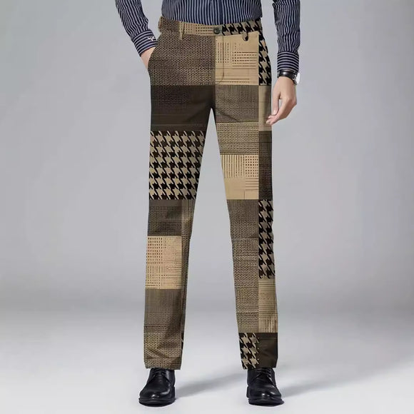 Pantalones de Vestir Slim Fit Clásicos para Hombre