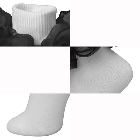 Calcetines de Tubo Medio en Algodón con Encaje 3D para Niños - Image 13