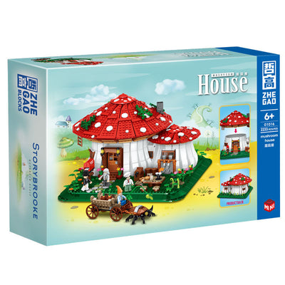 Casa de Setas con Vista Callejera - Puzzle 3D de Montaje Decorativo - Image 10