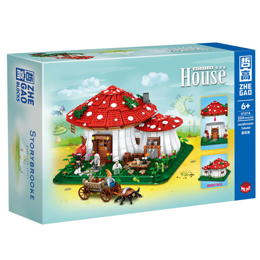 Casa de Setas con Vista Callejera - Puzzle 3D de Montaje Decorativo - Image 10