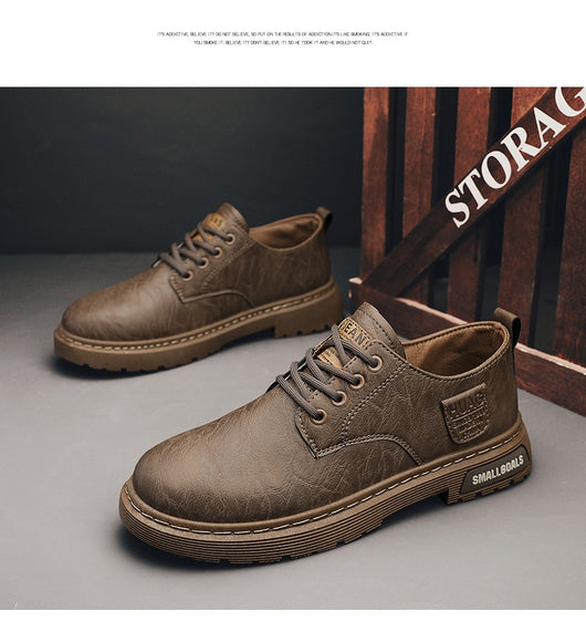Botas de Cuero para Hombre - Estilo Casual y Trabajo - Image 28
